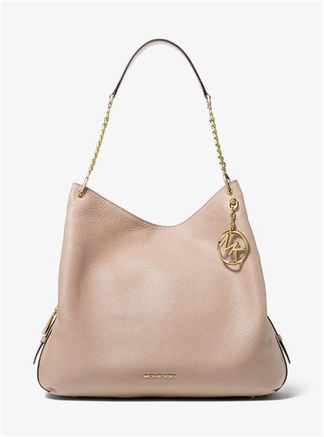 lily messenger michael kors|Lillie Large Pebbled Leather Shoulder Bag .